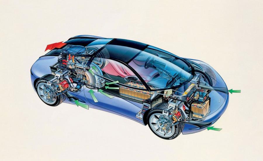 Эскиз Fioravanti Sensiva Concept 1994 года  (фото 4 из 16)
